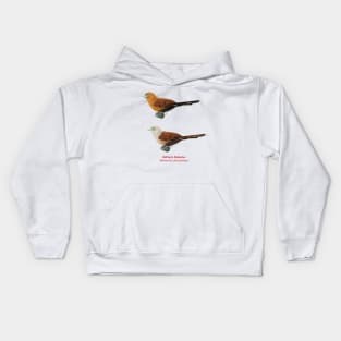 Raffles's Malkoha | Rhinortha chlorophaea ⚥ Kids Hoodie